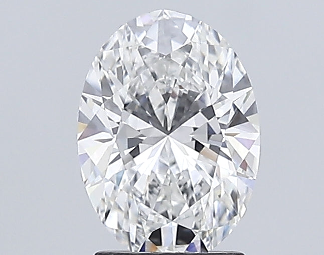 2.01 Carat Oval Lab Diamond with  Cut Diamond in 14KT  view 1
