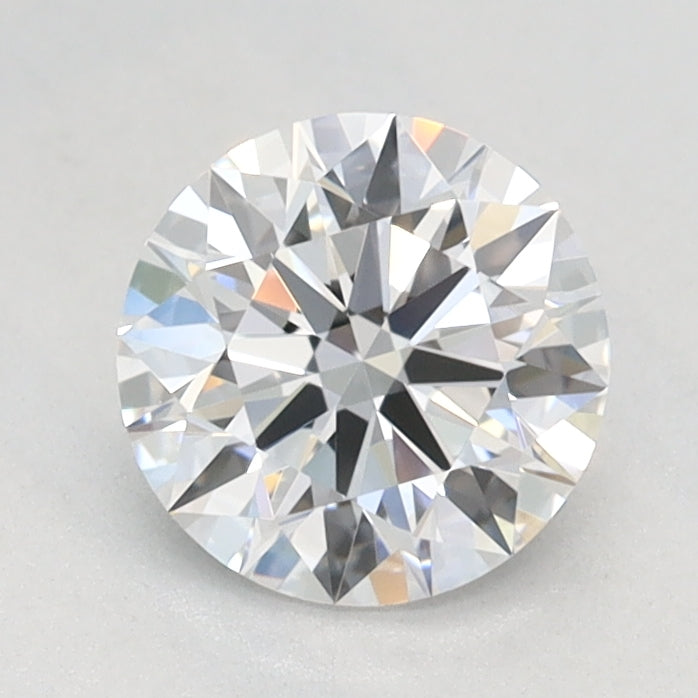0.77 Carat Round Lab Diamond with  Cut Diamond in 14KT  view 1
