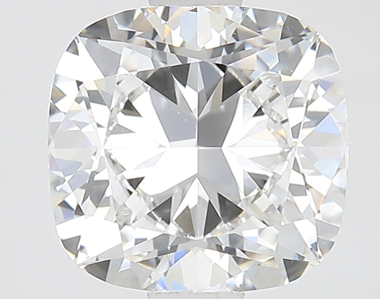 1.5 Carat Cushion Lab Diamond with  Cut Diamond in 14KT  view 1
