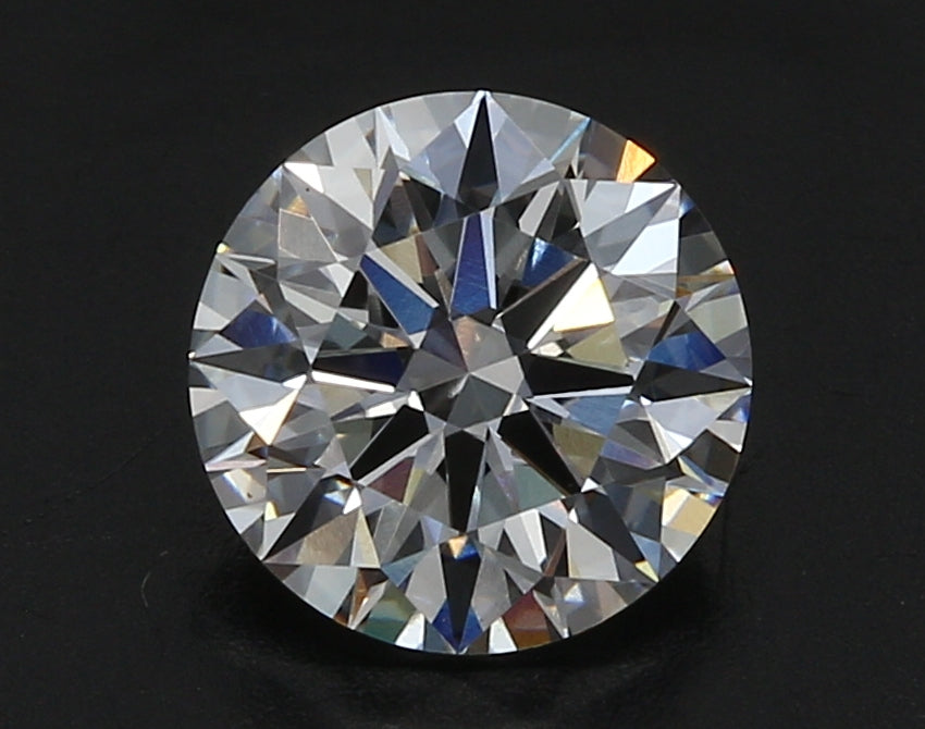 1.76 Carat Round Lab Diamond with  Cut Diamond in 14KT  view 1
