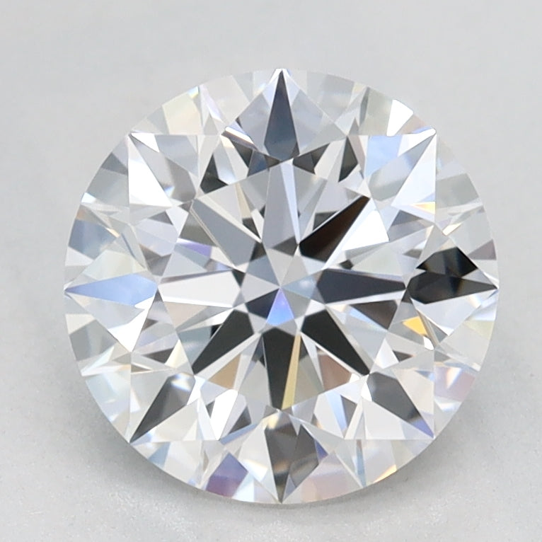 1.5 Carat Round Lab Diamond with  Cut Diamond in 14KT  view 1
