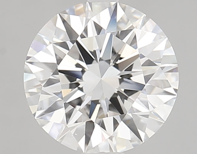 2.4 Carat Round Lab Diamond with  Cut Diamond in 14KT  view 1
