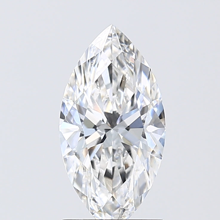 1.55 Carat Marquise Lab Diamond with  Cut Diamond in 14KT  view 1
