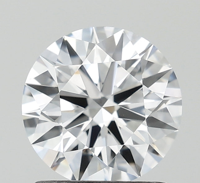 1.02 Carat Round Lab Diamond with  Cut Diamond in 14KT  view 1
