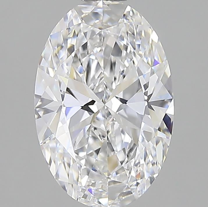 2.09 Carat Oval Lab Diamond with  Cut Diamond in 14KT  view 1

