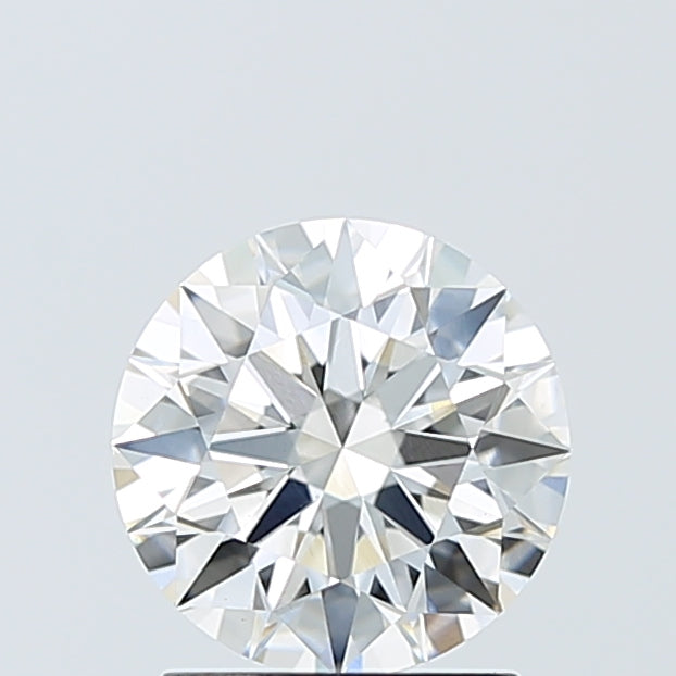 1.57 Carat Round Lab Diamond with  Cut Diamond in 14KT  view 1
