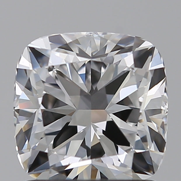 1.25 Carat Cushion Lab Diamond with  Cut Diamond in 14KT  view 1
