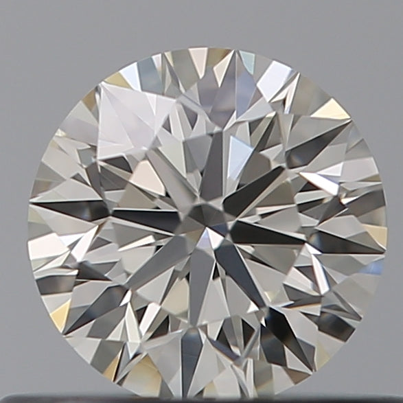 0.42 Carat Round Natural Diamond with  Cut Diamond in 14KT  view 1
