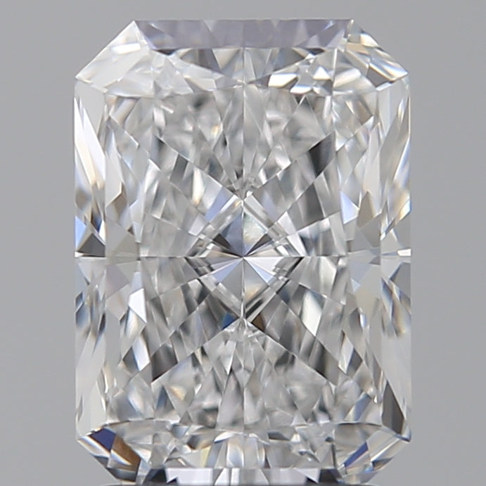 2.07 Carat Radiant Lab Diamond with  Cut Diamond in 14KT  view 1
