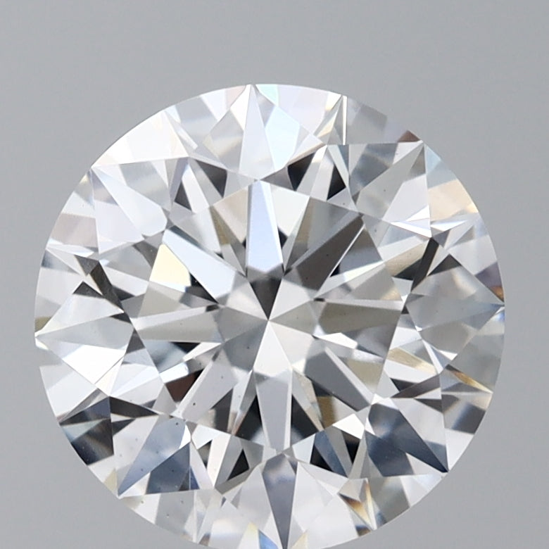 1.83 Carat Round Lab Diamond with  Cut Diamond in 14KT  view 1
