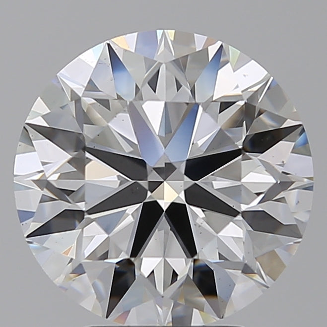 4.1 Carat Round Lab Diamond with  Cut Diamond in 14KT  view 1
