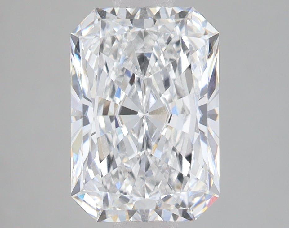 2.34 Carat Radiant Lab Diamond with  Cut Diamond in 14KT  view 1
