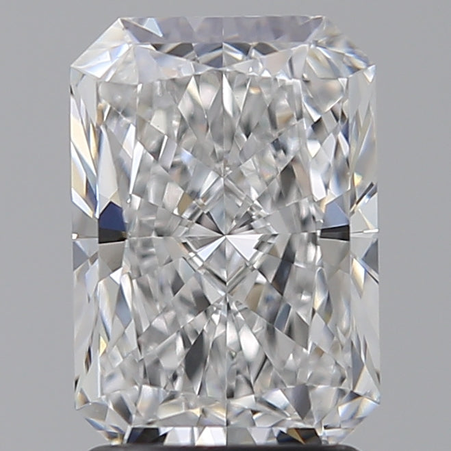 2.08 Carat Radiant Lab Diamond with  Cut Diamond in 14KT  view 1
