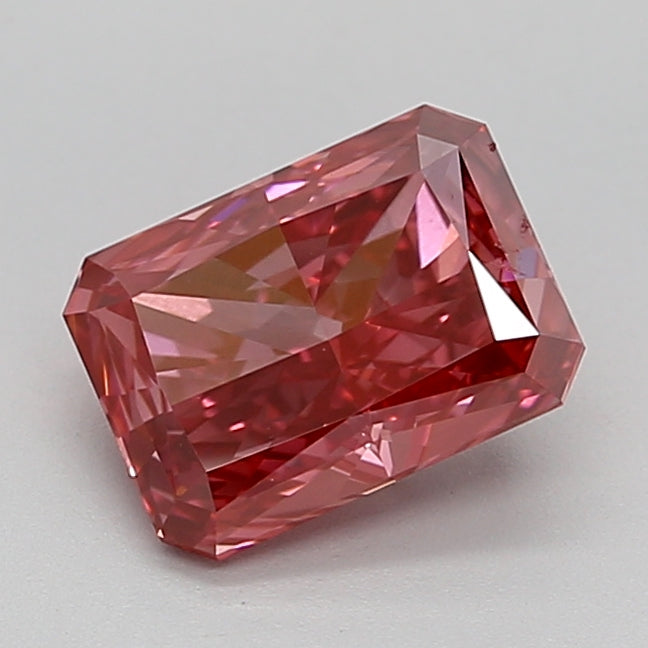 2.09 Carat Radiant Lab Diamond with  Cut Diamond in 14KT  view 1
