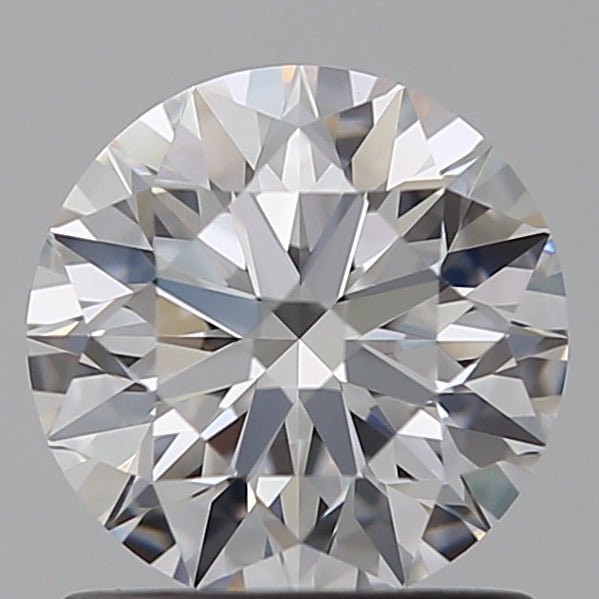 1.01 Carat Round Lab Diamond with  Cut Diamond in 14KT  view 1
