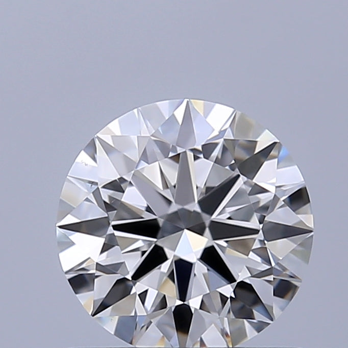 0.66 Carat Round Natural Diamond with  Cut Diamond in 14KT  view 1
