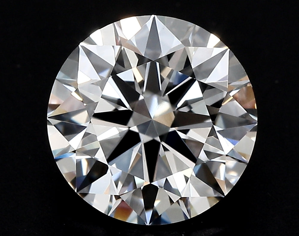 3.06 Carat Round Lab Diamond with  Cut Diamond in 14KT  view 1
