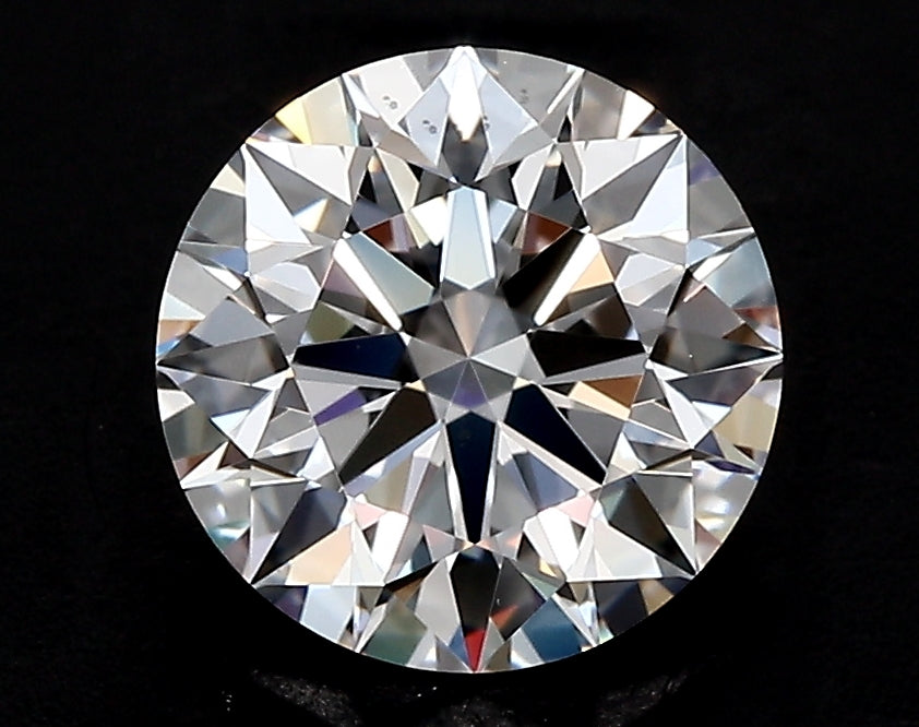 3.0 Carat Round Lab Diamond with  Cut Diamond in 14KT  view 1
