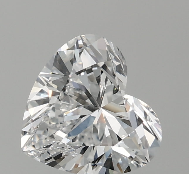 1.53 Carat Heart Lab Diamond with  Cut Diamond in 14KT  view 1
