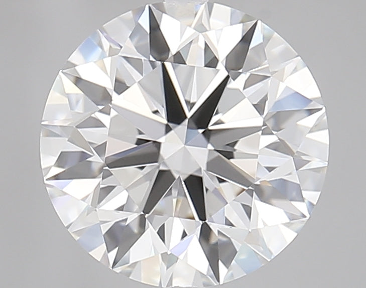 3.32 Carat Round Lab Diamond with  Cut Diamond in 14KT  view 1
