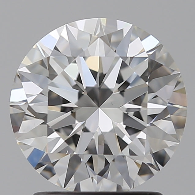 1.75 Carat Round Lab Diamond with  Cut Diamond in 14KT  view 1
