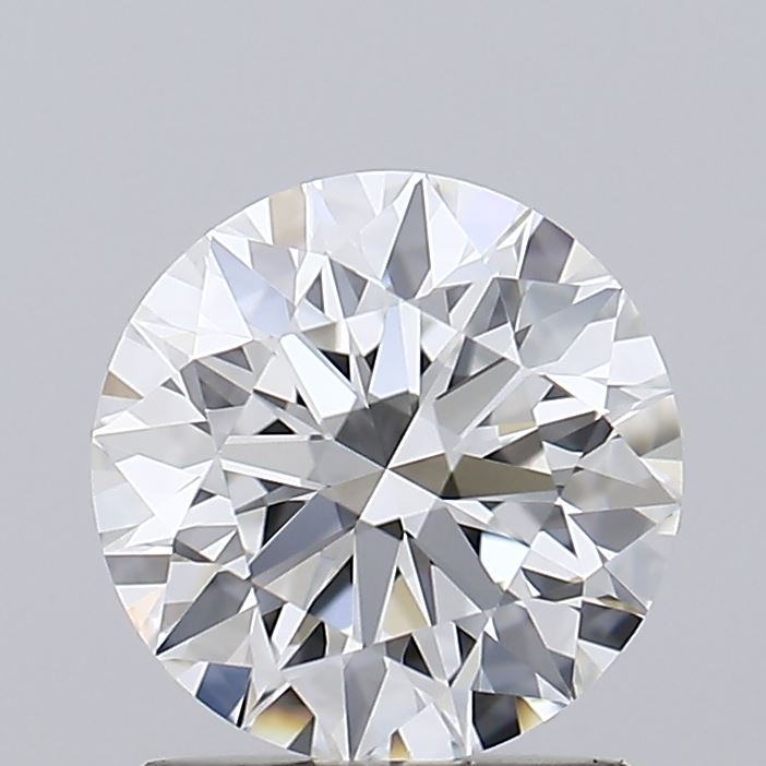 1.41 Carat Round Lab Diamond with  Cut Diamond in 14KT  view 1
