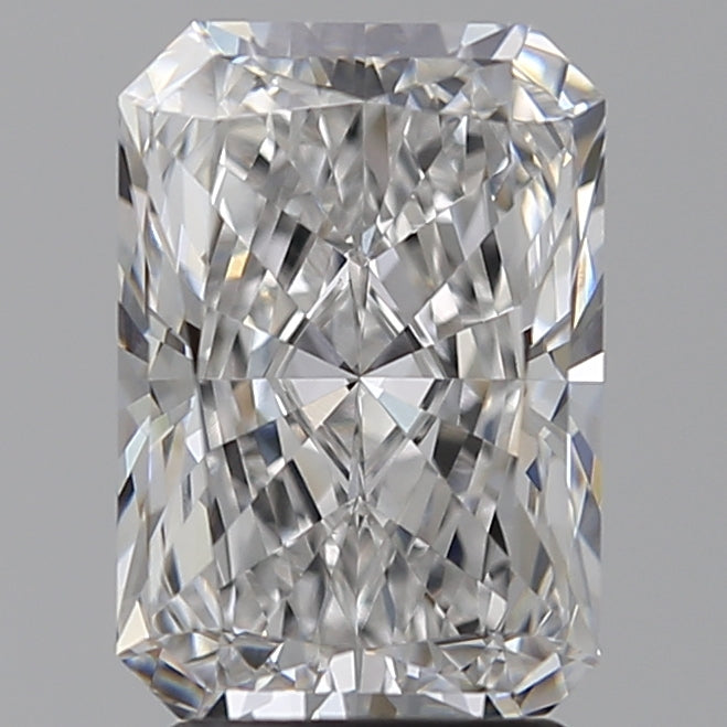 2.79 Carat Radiant Lab Diamond with  Cut Diamond in 14KT  view 1
