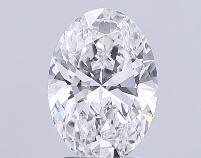 2.06 Carat Oval Lab Diamond with  Cut Diamond in 14KT  view 1
