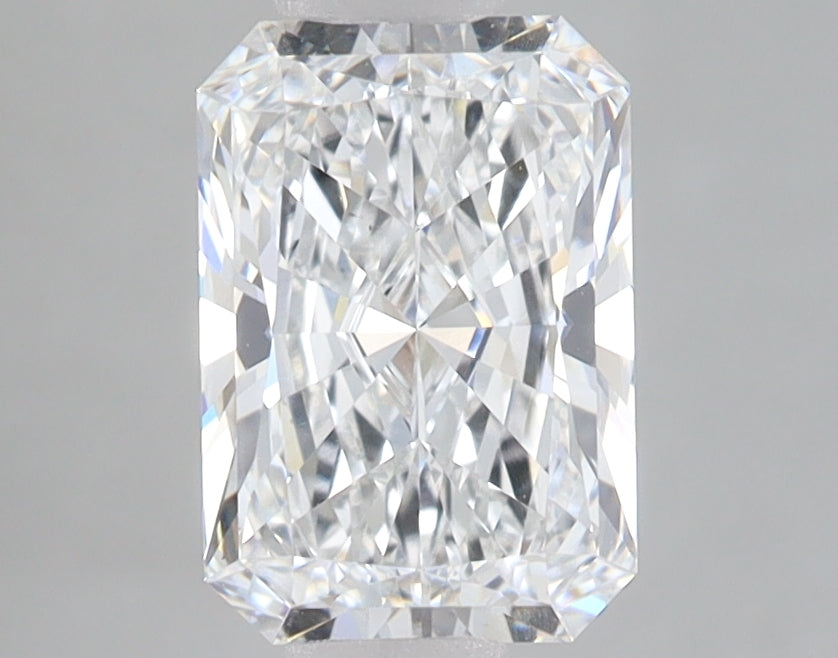 1.74 Carat Radiant Lab Diamond with  Cut Diamond in 14KT  view 1
