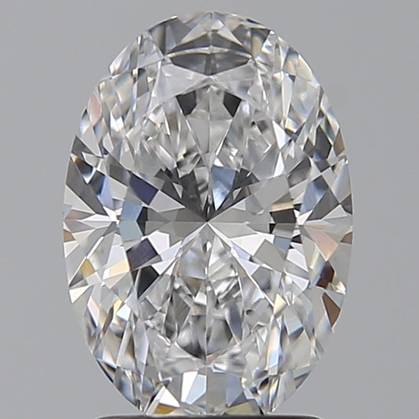 2.08 Carat Oval Lab Diamond with  Cut Diamond in 14KT  view 1
