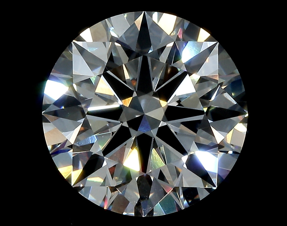 2.87 Carat Round Lab Diamond with  Cut Diamond in 14KT  view 1
