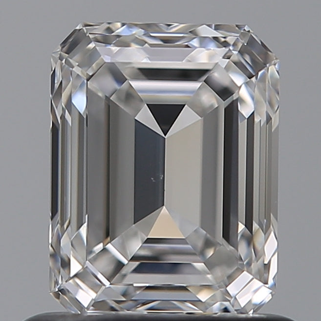 0.9 Carat Emerald Natural Diamond with  Cut Diamond in 14KT  view 1
