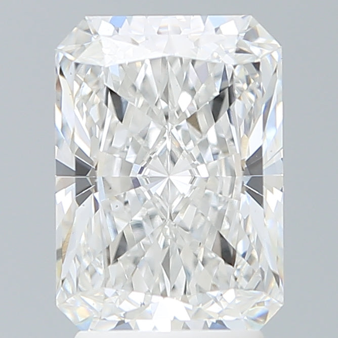 3.1 Carat Radiant Lab Diamond with  Cut Diamond in 14KT  view 1
