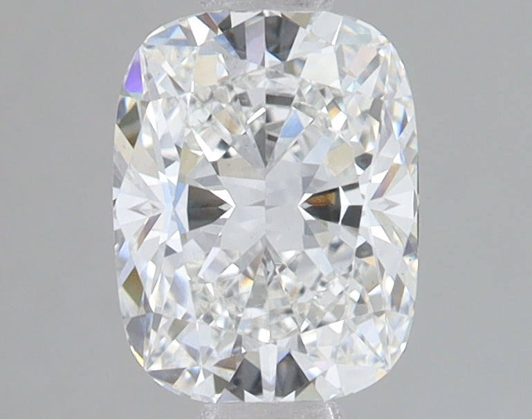 1.51 Carat Cushion Lab Diamond with  Cut Diamond in 14KT  view 1
