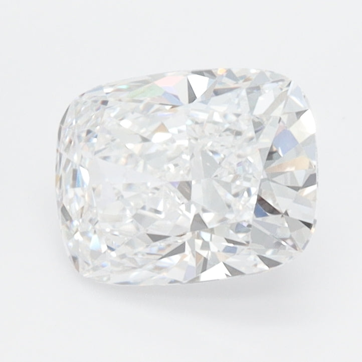 1.06 Carat Cushion Lab Diamond with  Cut Diamond in 14KT  view 1
