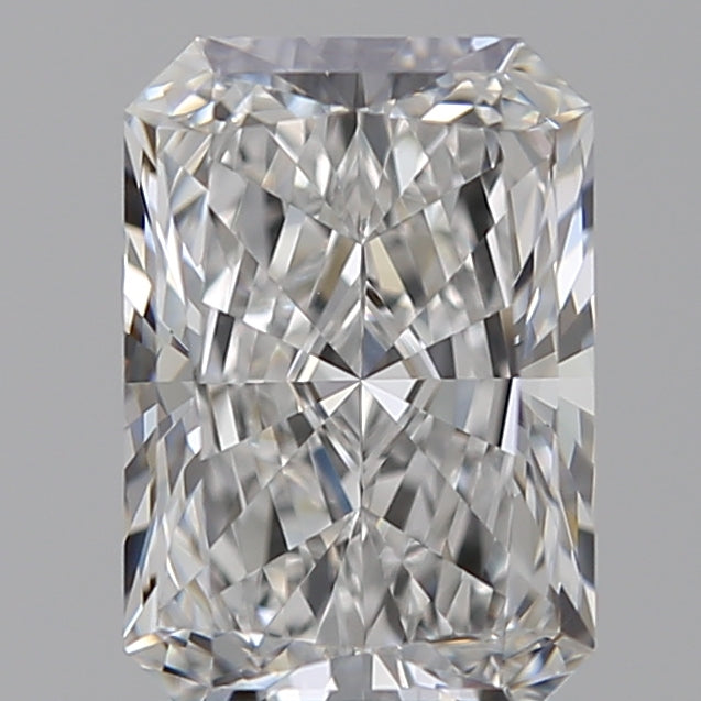 1.54 Carat Radiant Lab Diamond with  Cut Diamond in 14KT  view 1
