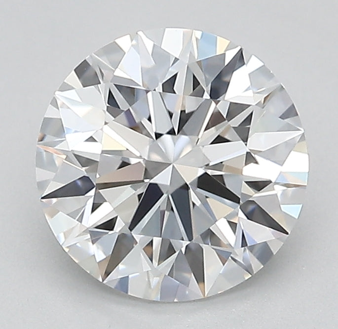 1.63 Carat Round Lab Diamond with  Cut Diamond in 14KT  view 1
