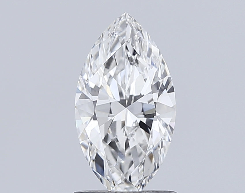 1.63 Carat Marquise Lab Diamond with  Cut Diamond in 14KT  view 1
