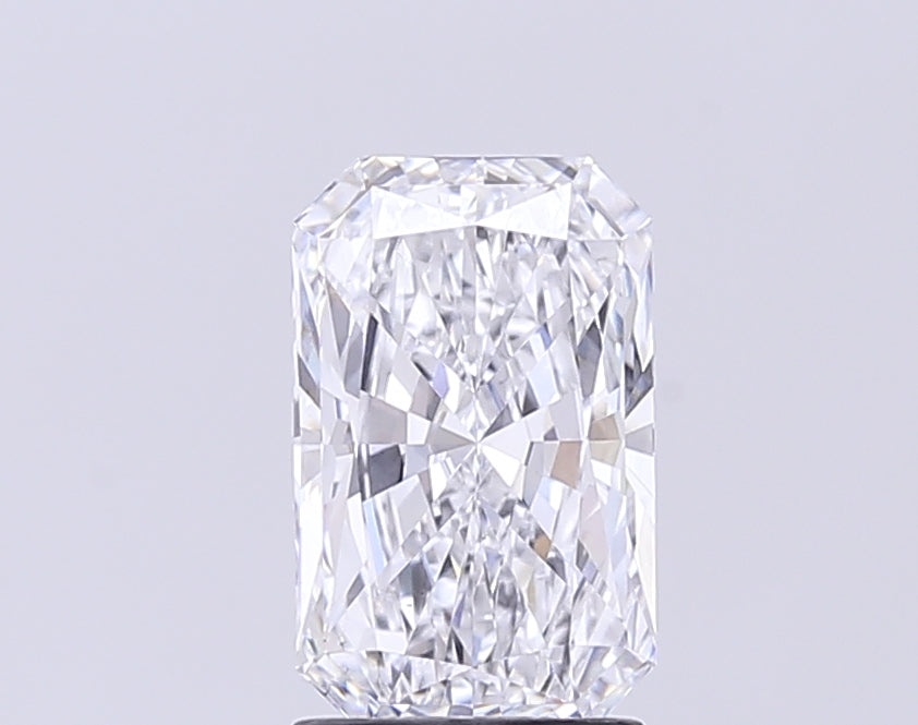 2.01 Carat Radiant Lab Diamond with  Cut Diamond in 14KT  view 1
