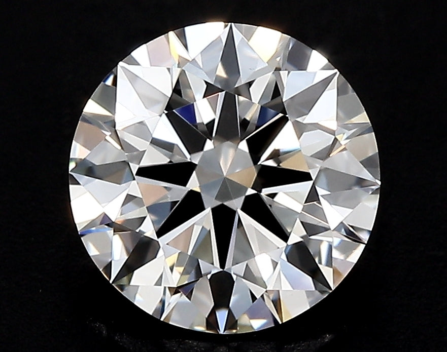 1.61 Carat Round Lab Diamond with  Cut Diamond in 14KT  view 1
