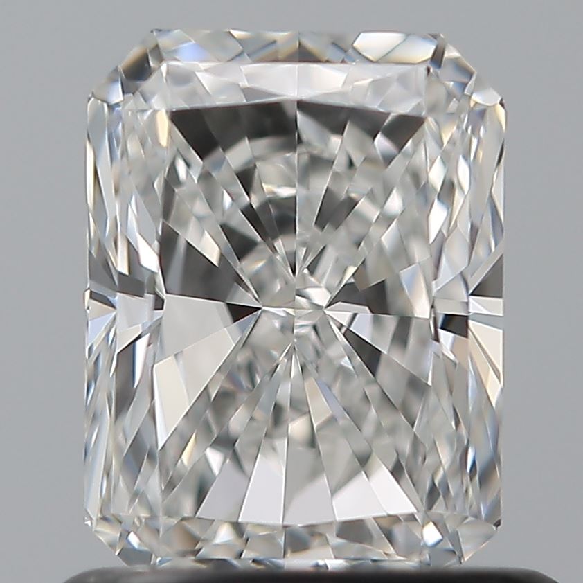 0.91 Carat Radiant Natural Diamond with  Cut Diamond in 14KT  view 1
