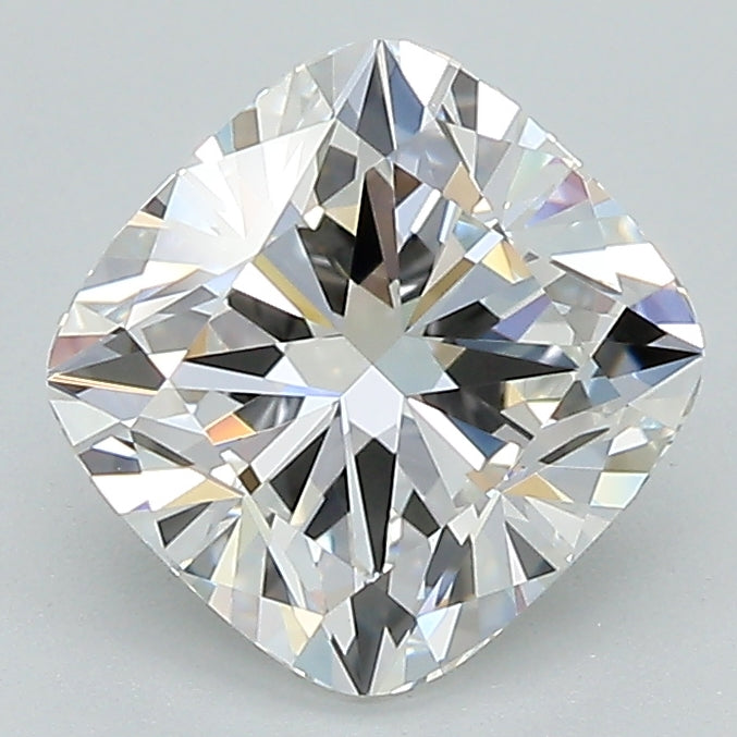 2.0 Carat Cushion Lab Diamond with  Cut Diamond in 14KT  view 1

