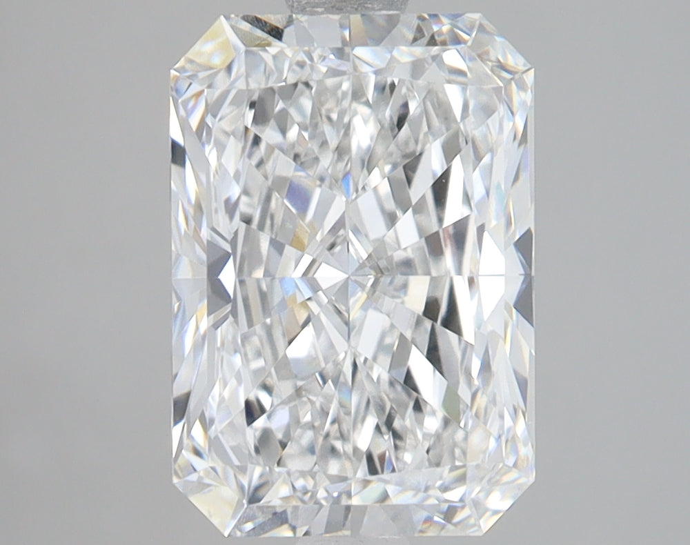 3.01 Carat Radiant Lab Diamond with  Cut Diamond in 14KT  view 1
