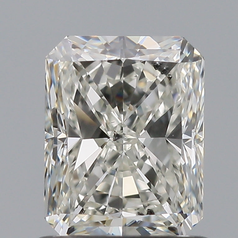1.01 Carat Radiant Natural Diamond with  Cut Diamond in 14KT  view 1
