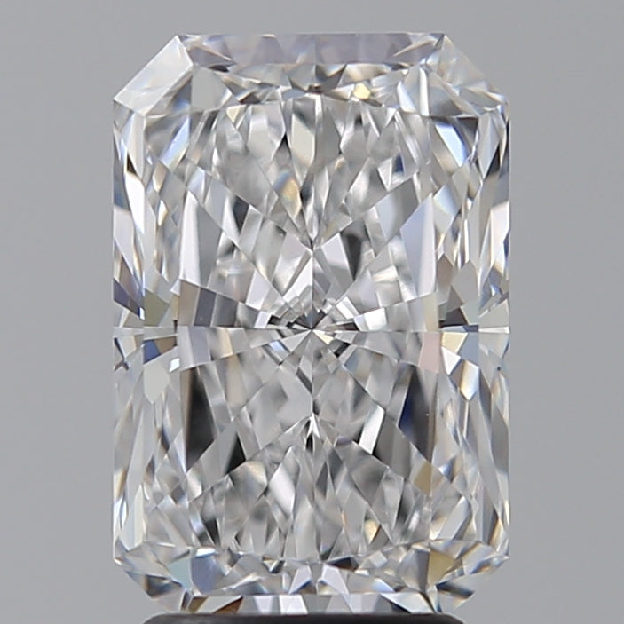 3.07 Carat Radiant Lab Diamond with  Cut Diamond in 14KT  view 1
