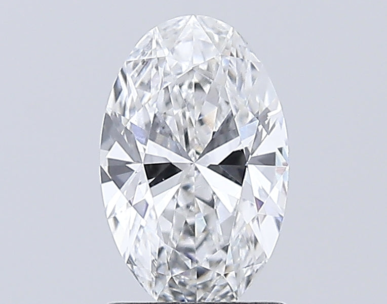 1.13 Carat Oval Lab Diamond with  Cut Diamond in 14KT  view 1
