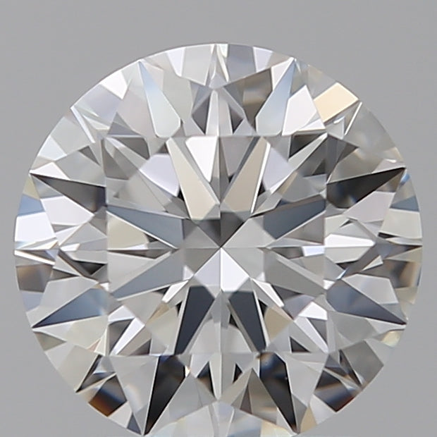 1.29 Carat Round Lab Diamond with  Cut Diamond in 14KT  view 1
