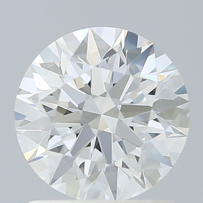 1.4 Carat Round Lab Diamond with  Cut Diamond in 14KT  view 1
