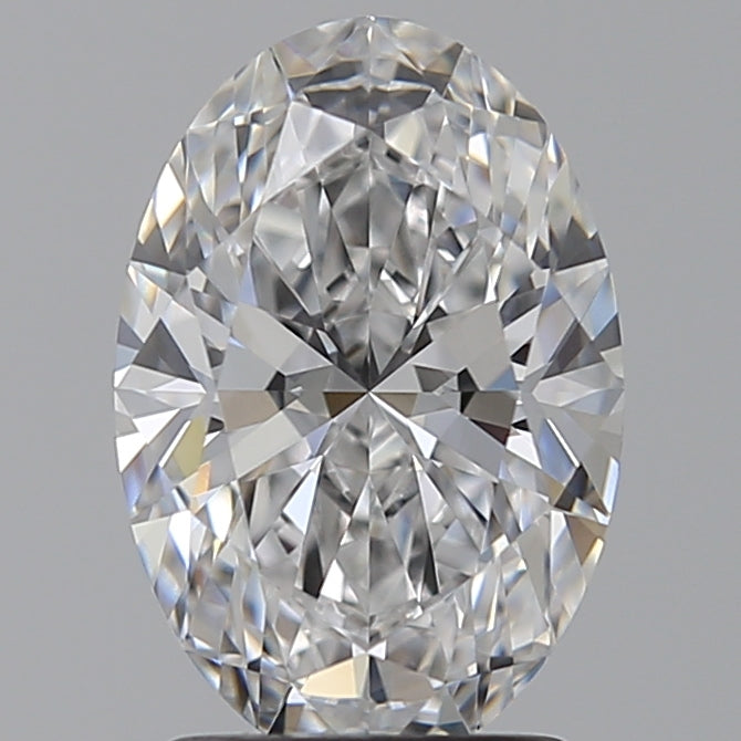 2.08 Carat Oval Lab Diamond with  Cut Diamond in 14KT  view 1

