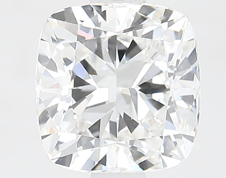 1.51 Carat Cushion Lab Diamond with  Cut Diamond in 14KT  view 1
